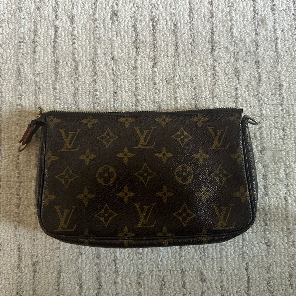 Louis Vuitton Brown Monogram Pouch